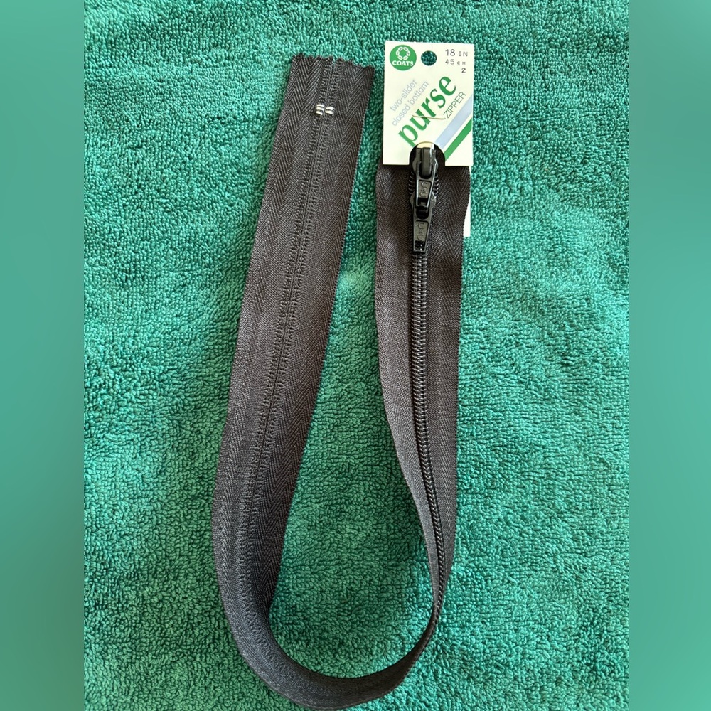 Purse Zipper Two-Slider